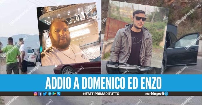Lacrime per Vincenzo Tizzano e Domenico Gritto, i due giovani di Pozzuoli morti in Albania