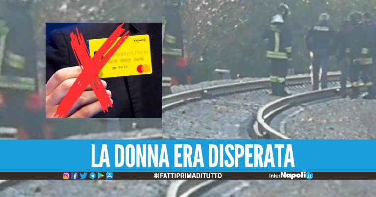 Orrore in Campania. Perde il reddito di cittadinanza, donna si lancia sotto al treno