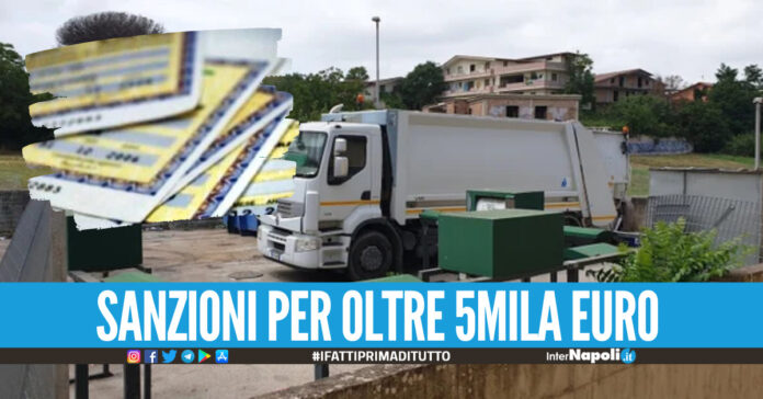 Raccolta dei rifiuti senza assicurazione, 6 veicoli sequestrati nel Napoletano