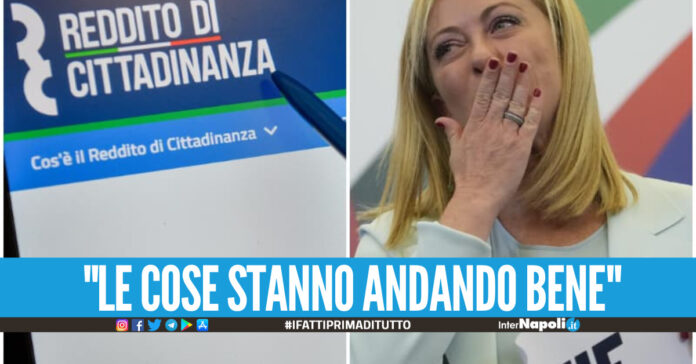 Reddito cittadinanza, in arrivo altri 80 mila sms di stop dallʼInps. Meloni Faccio quello che ritengo giusto