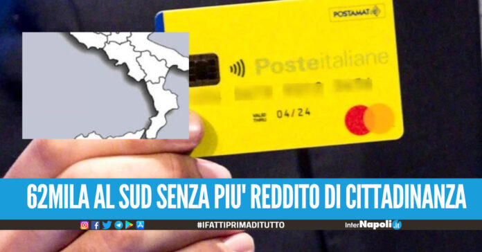 Reddito di Cittadinanza, arriva lo stop per oltre 110 mila occupabili oltre il 55% sono un Campania, Sicilia e Calabria