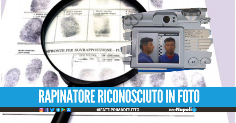 Sì è stato lui. Pistola in faccia a Napoli, rapinatore riconosciuto dalla vittima
