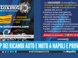 Tuttoxmoto, l'azienda leader nella rivendita di ricambi usati per moto e auto a Napoli e provincia
