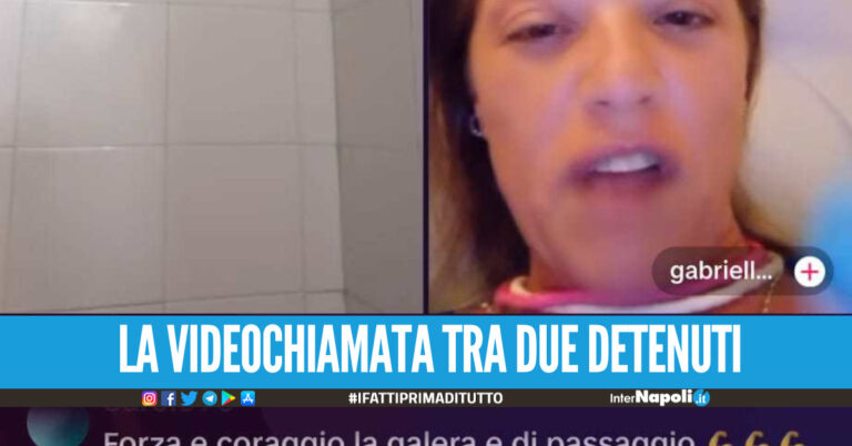 Videochiamata live tra due detenuti lui dal carcere di Poggioreale, lei dal penitenizario femminile