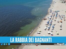 "Mare marrone", brutta sorpresa sul litorale Flegreo: la denuncia di Licola Mare Pulito