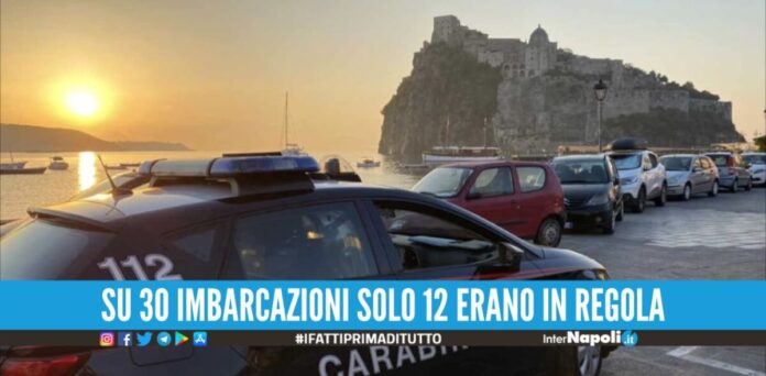 Controlli tra Ischia e Procida, multe contro i turisti in barca