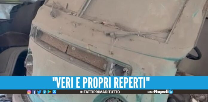 Ritrovati nel bene confiscato i pulmini blindati dei latitanti di camorra