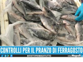 Pesce surgelato venduto come fresco, 30 kg sequestrati nel Casertano. Controlli serrati dei Carabinieri della Stazione Forestale di Marcianise