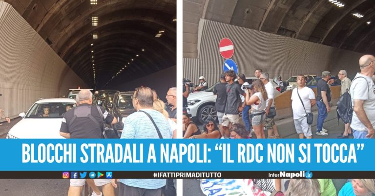 Ancora proteste a Napoli contro il taglio del reddito di cittadinanza Non scherzate con i soldi