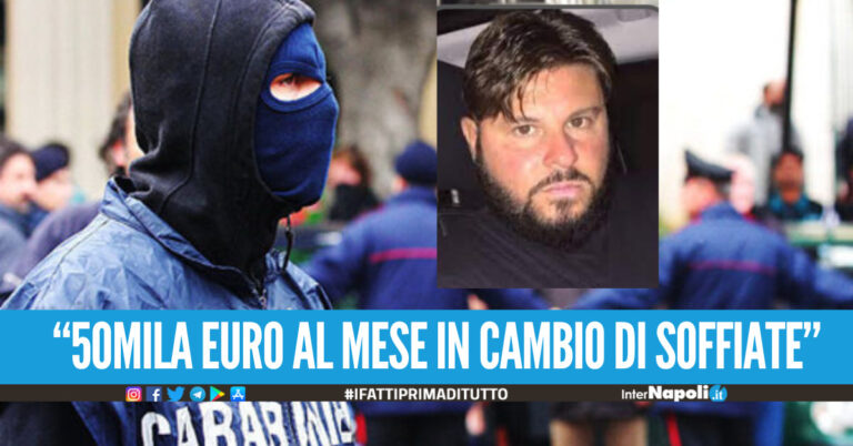 Carabiniere accusato di essere pagato dal clan di camorra, cheisti 12 anni di reclusione