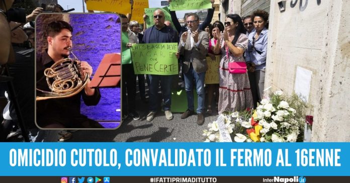 omicidio cutolo convalidato fermo 16enne