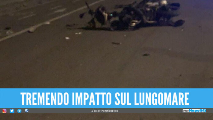 Motociclista investe un 38enne sul Lungomare di Napoli, corsa in ospedale