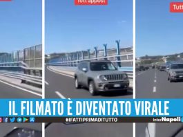 "Suv in retromarcia sulla Tangenziale di Napoli", la video-denuncia
