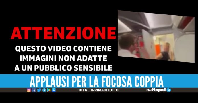 Sesso in aereo sul volo Easyjet per Ibiza, amanti ripresi nel video
