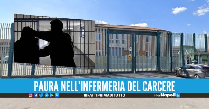 Detenuto cava un occhio ad un altro recluso, caos ad Avellino