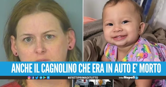 Dimentica la figlia di 11 mesi e il cagnolino chiusi in auto, morti entrambi