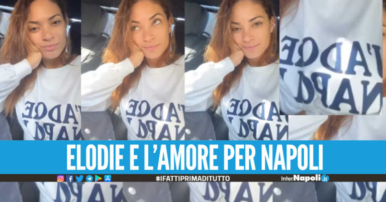 Elodie Adora Napoli, il dettaglio della maglietta scatena i tifosi partenopei 