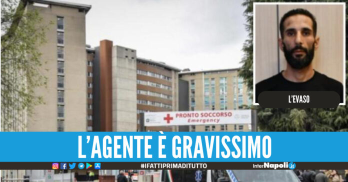 Detenuto evaso. FONTE FOTO: Corriere della Sera - Milano