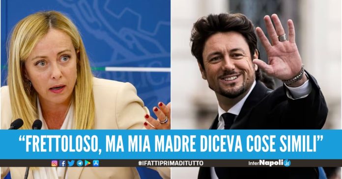 Giorgia Meloni e Andrea Giambruno