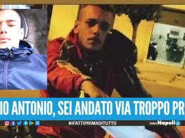 Lacrime a Frattamaggiore per Antonio Iovine, il giovane morto nel tragico incidente