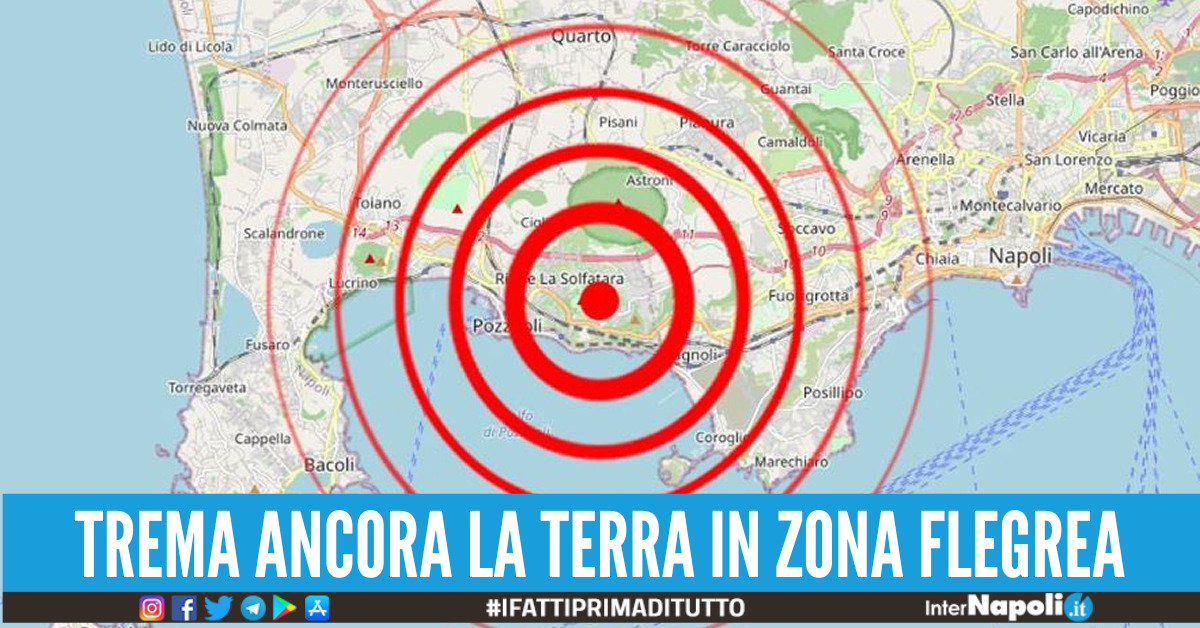 Nuovo Sciame Sismico Ai Campi Flegrei, Registrate 30 Scosse Nella Notte