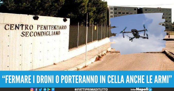 DROGA CELLULARI IN CELLA SECONDIGLIANO DRONI