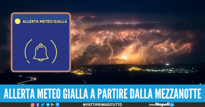 allerta meteo gialla campania