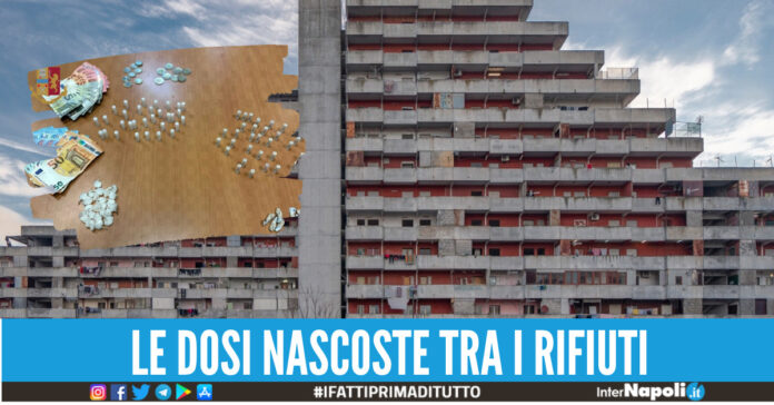 droga nascosta rifiuti scampia