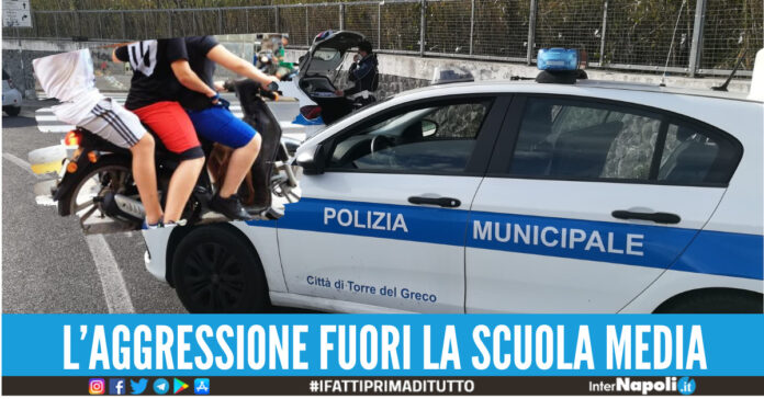 vigile aggredito torre del greco