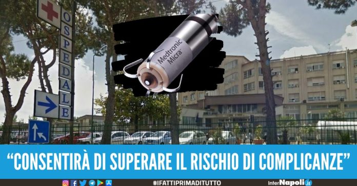 pacemaker senza fili ospedale moscati aversa