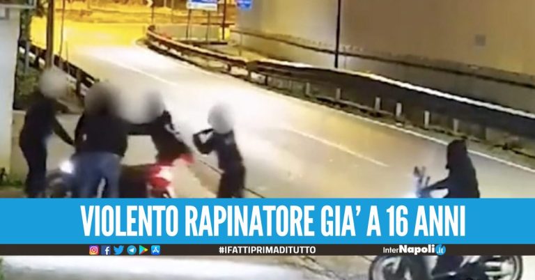 Napoli, rapinatore violento a 16 anni pistola in faccia alla vittima per rubare scooter e cellulare