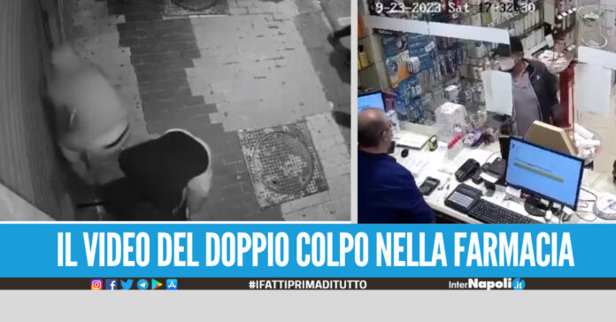 Prima la rapina poi il furto, farmacia presa di mira due volte dai banditi a Napoli