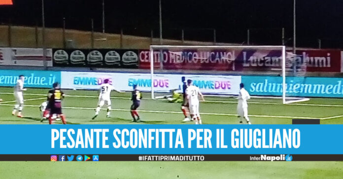 Serie C-Girone C. Crollo del Giugliano a Picerno, Juve Stabia e Turris in vetta alla classifica