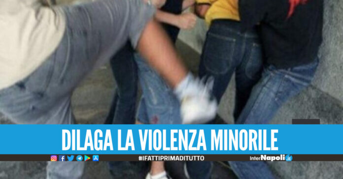 Sette contro due, furibonda aggressione fuori ad un bar nel Casertano