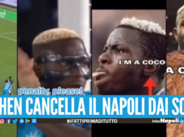 Video TikTok del Napoli fa infuriare Osimhen, il procuratore vuole fare causa dalla società e lui cancella tutte le foto in maglia azzurra