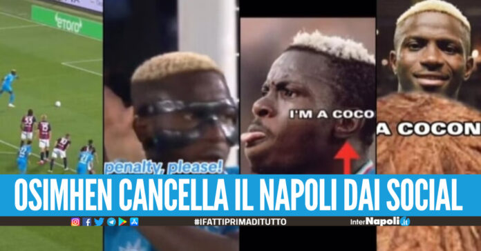 Video TikTok del Napoli fa infuriare Osimhen, il procuratore vuole fare causa dalla società e lui cancella tutte le foto in maglia azzurra
