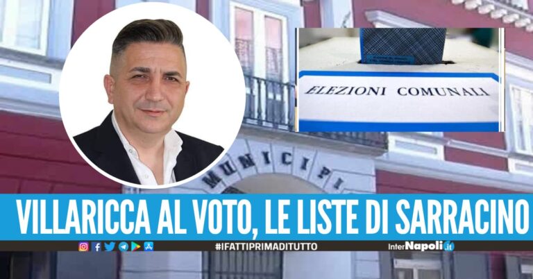 Elezioni a Villaricca, Sarracino si candida a sindaco appoggiato da 2 liste