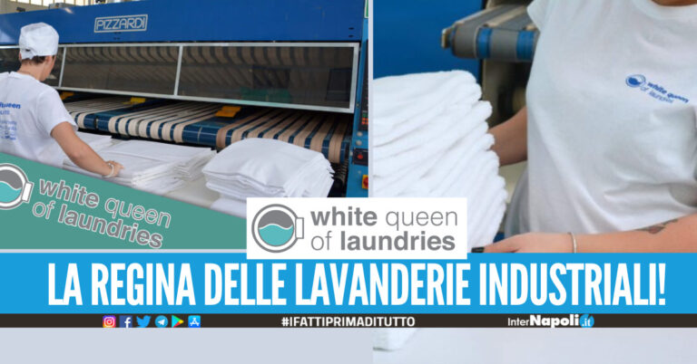 White Queen of Laundries, a S. Antimo l'azienda leader nel settore della lavanderia industriale