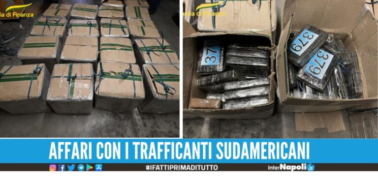 Sequestrati 700 kg di cocaina, la camorra tra i 'clienti' dei narcos