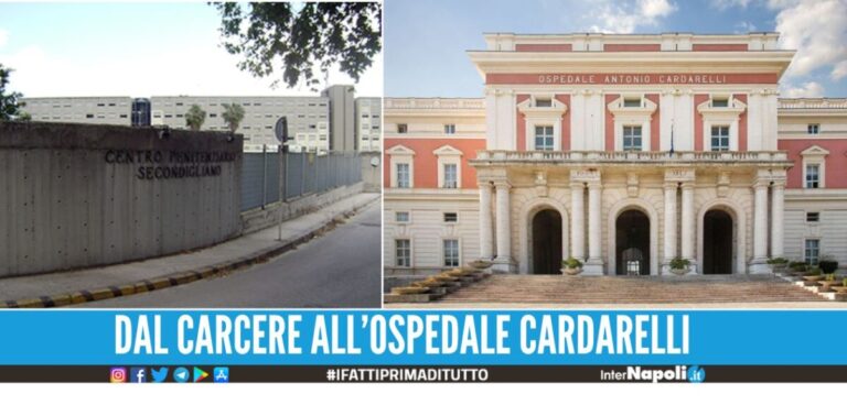 Finge un malore per evadere dal carcere di Secondigliano, catturato dagli agenti