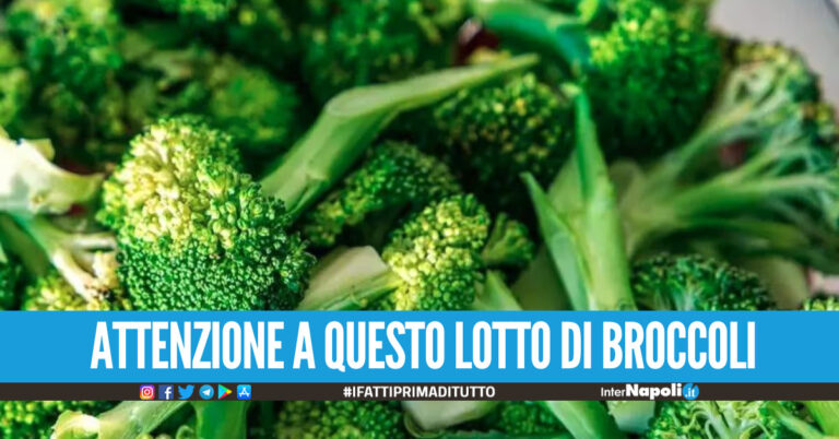 Broccoli ritirati dal marcato per rischio avvelenamento, sono prodotti da un’azienda casertana