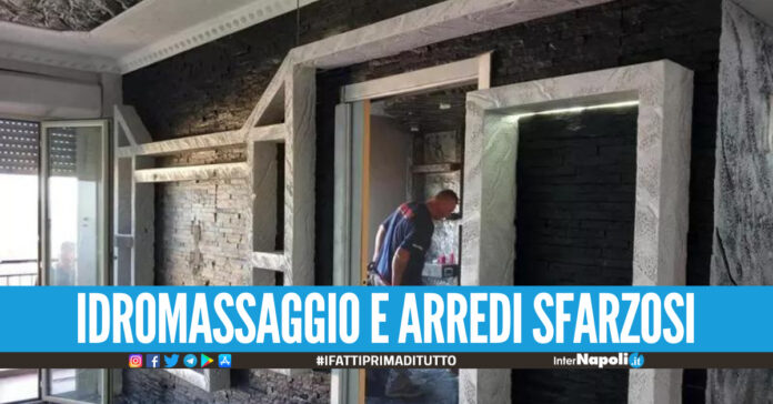 Casa popolare trasformata in una suite di lusso, sgomberato appartamento del clan Moccia