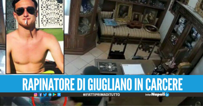 Condannato per una rapina in gioielleria da 30mila euro, si costituisce giovane di Giugliano