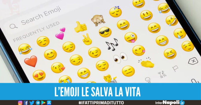 Donna manda emoji all'amica e si salva la vita.
