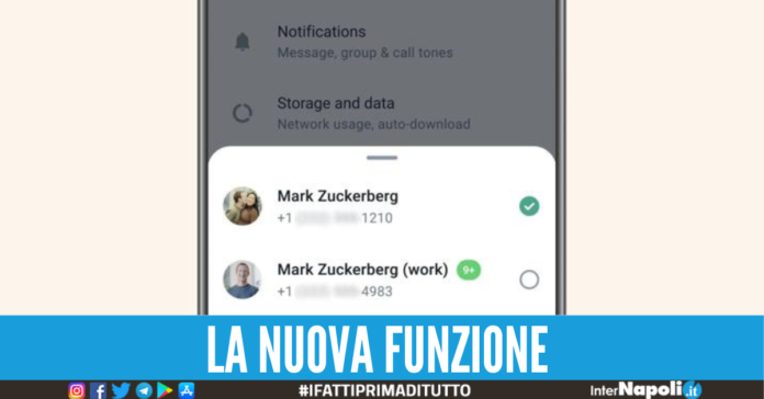 Basterà aprire le impostazioni di WhatsApp