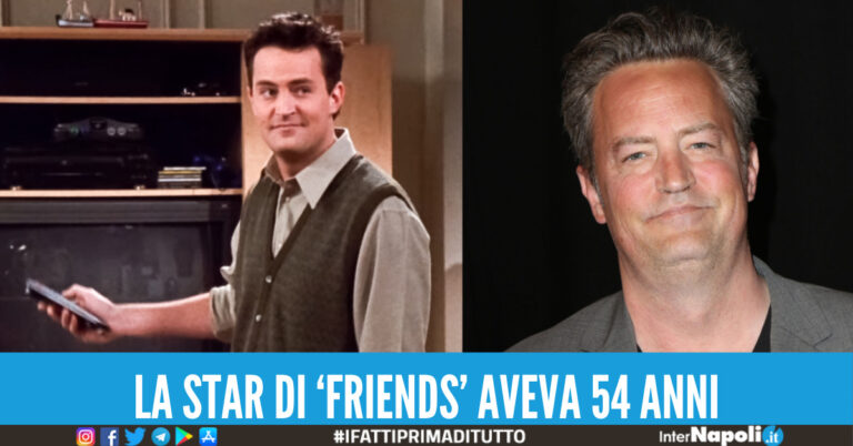 E’ morto Matthew Perry, addio al Chandler di ‘Friends’
