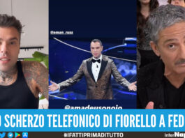 Fiorello fa uno scherzo a Fedez facendo credere con una finta telefonata che il rapper presiederà la direzione artistica di Sanremo 2025.