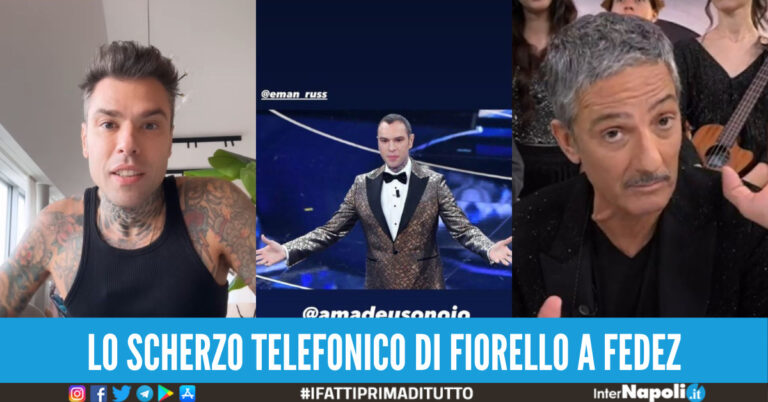 Fiorello fa uno scherzo a Fedez facendo credere con una finta telefonata che il rapper presiederà la direzione artistica di Sanremo 2025.