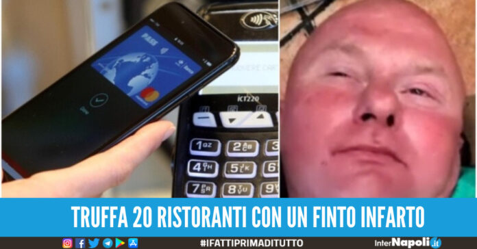 Uomo finge un infarto ogni volta che deve pagare il conto al ristorante.