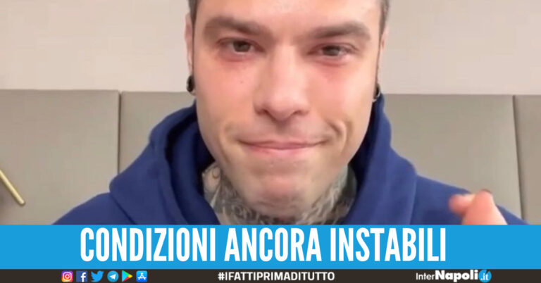 Fedez ancora ricoverato dopo l'emorragia provocata dalle due ulcere.